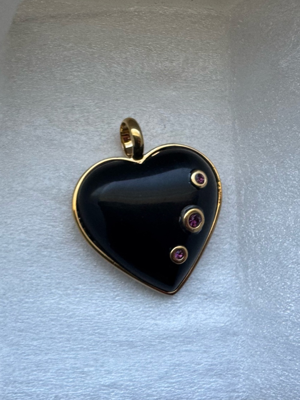 February Amethyst Birthstone Charm- BRANDNEW